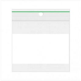 Sachet zip transparent au meilleur prix 8x12 cm PE 50 microns avec fenêtre d'écriture (1000 pcs) [2PEC812S]