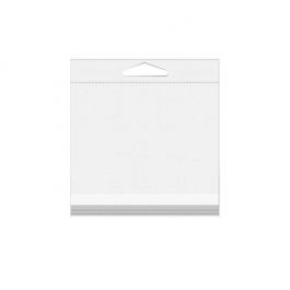 Sachet à trou de suspension refermable à transparence cristalline 31.8x31.4cm (100 pièces) [HB12X12]