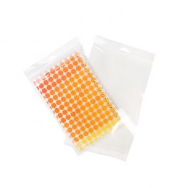 Sachet à trou de suspension refermable à transparence cristalline 16.5x24.1cm (100 pièces) [HB6H9H]