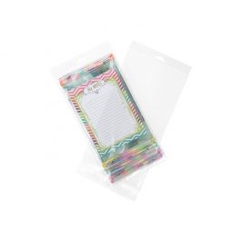 Sachet à trou de suspension refermable à transparence cristalline 16.4x31.1cm (100 pièces) [HB6X12]
