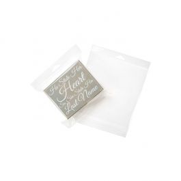 Sachet à trou de suspension refermable à transparence cristalline 16.8x22.2cm (100 pièces) [HB6X8]