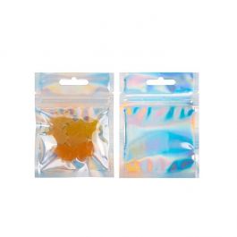 Sachets Barrières Holographiques/Transparents 7,6 x 7,6cm (25 Pièces) [HZBB33CH]