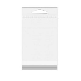 Sachet à trou de suspension refermable à transparence cristalline 42.9x43.9cm (100 pièces) [HB1624]