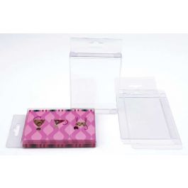 Boite plastique à suspension à transparence cristalline 11.4x1.3x14.9cm (25 Pièces) [HFB6]
