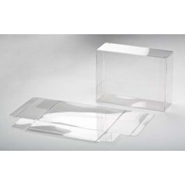 Boites cadeau plastique à transparence cristalline 11.4x5.1x14.9cm (25 Pièces) [FB54]