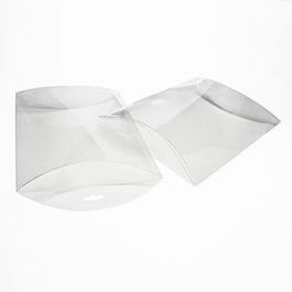 Boite pliante berlingot transparente 22.5x5x30.5cm (25 pièces) [PB110]