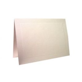 Carte passe-partout. Blanche 17.8 x 13cm  (50 Pièces)  [N100]