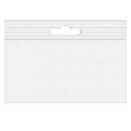 Sachet zip à transparence cristalline avec trou de suspension européen 15,2x10,2cm (100 pièces) [ZE64]
