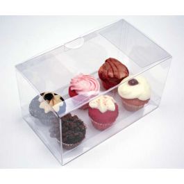Boites à Cupcake pour six minis cupcakes 17.8 x 10.2 x 7.6cm (100 pièces) [CBS179]