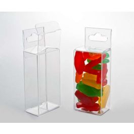 Boite plastique (suspension) 3.8x2.5x7.6cm (25 Pièces) [HFB218]