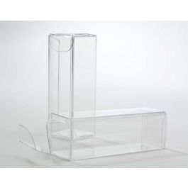 Boites cadeau plastique à transparence cristalline 2.5x2.5x7.6cm (25 pièces) [FPB135]