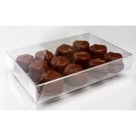 Boite pour chocolat avec plateau d'insertion 13 x 2.5 x 18.1cm (100 pièces) [CNDY168]