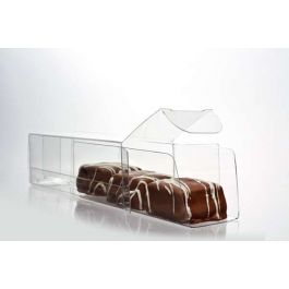 Boite pour chocolat avec plateau d'insertion 3.5 x 3.5 x 10.8cm (100 pièces) [CNDY196]