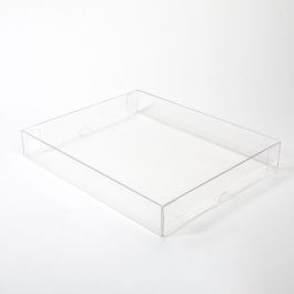 Boites cadeau plastique à transparence cristalline 28.2x5.1x35.8cm (25 pièces) [FPB242]