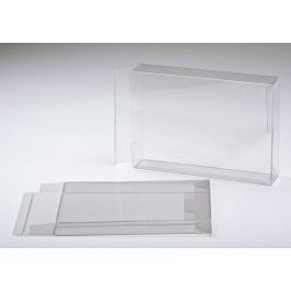 Boites cadeau plastique à transparence cristalline 6x1.6x9cm (25 Pièces) [FB248]