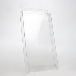 Boites cadeau plastique à transparence cristalline 10.2x1.6x22.7cm (25 Pièces) [FB254]