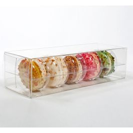 Boites à macarons, sachets de 5. 6.5 x 5.1 x 19.1cm (25 Pièces) (MBS1)