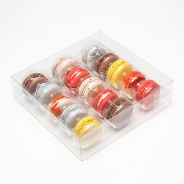 Boites à macarons, sachets de 15 19.5 x 5.1 x 19.1cm (25 Pièces) [MBS3]