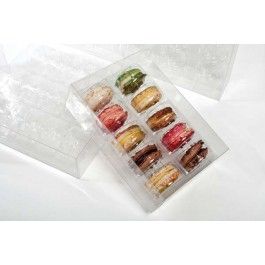 Boites à macarons, sachets de 10. 12.9 x 5.1 x 19.1cm (25 Pièces) [MBS2]