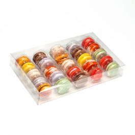 Boites à macarons, sachets de 25 32.2 x 5.1 x 19.1cm (25 Pièces) [MBS5]