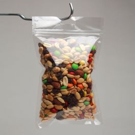 Sachet zip avec trou de suspension européen 12.7x17.8cm (100 pièces) [HZB57]