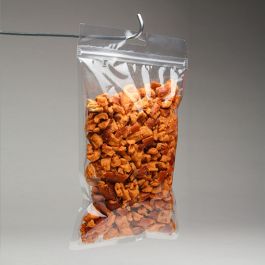 Sachet zip avec trou de suspension européen 15.2x22.9cm (100 pièces) [HZB69]