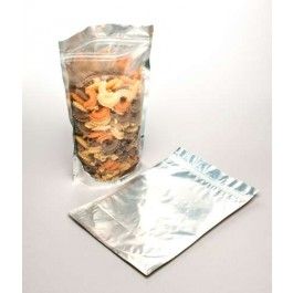 Doypack Argenté 13x7.9x20.6cm |113g (100 pièces) [ZBGS3]
