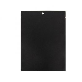 Sachets Kraft Noir Ecologique 12,7x17,8 cm Thermosoudable (100 pièces) [KHS57BK]