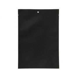 Sachets Kraft Noir Ecologique 15,2x22,9 cm Thermosoudable (100 pièces) [KHS69BK]