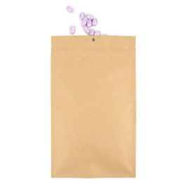 Sachet Kraft à Suspendre avec barrière 17.8 x 30.5cm avec encoches (100 pièces) [HZBB8K]