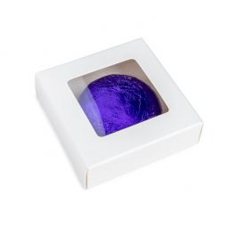 Boîte cadeau blanche, Boîte avec fenêtre 7x2.1x6.8 cm (25 pièces) [WKRGW319]