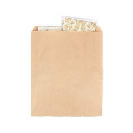 Sacs à marchandises Kraft 25,1 x 31,4 cm (100 Pièces) [MB4K]