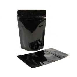 Doypack Noir Métallisé 13x7.9x20.6cm | 113g (100 pièces) [ZBGM3B]