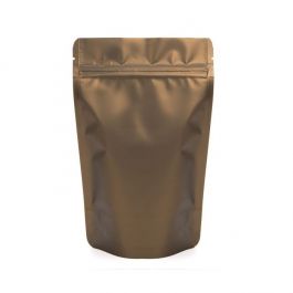 Doypack Bronze Métallisé 13x7.9x20.6cm | 113g (100 pièces) [ZBGM3BZ]