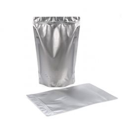 Doypack Argent Métallisé 22.9x12.1x34.3cm | 907g (100 pièces) [ZBGM6S]