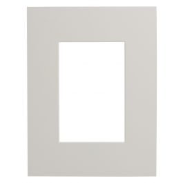 Contrecollé / passe-partout 224 blanc 20x20cm avec fenêtre 12x12cm (5 pièces) [MA-7422420201]
