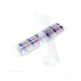 Petites boites berlingot à transparence cristalline 5.1x1.9x19.7cm (Crochet pour suspension optionnel) (25 pièces) [PB113]