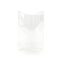 Petites boites berlingot à transparence cristalline 10.2x2.9x15.2cm (Sans crochet pour suspension) (25 pièces) [PB77NH]