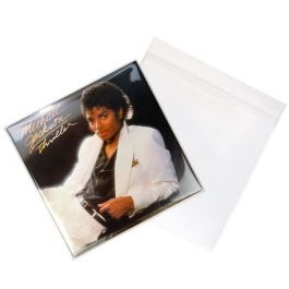 BLPD3 Pochette pour double album 33 Tours à transparence cristalline laminée 75 microns (Blake Sleeves™) 32.7x31.6 + 3.9 cm. 100 pièces