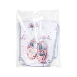 Sac à poignée transparent 20% de contenu recyclé 30,5x38,1cm (100 pièces) [H1215CL1R]