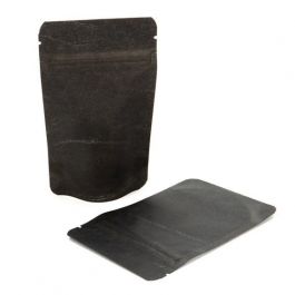 Doypack papier de riz Noir 8x5x13cm | 28g (100 pièces) [ZBGR1SB]