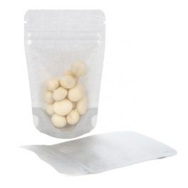 Doypack Papier de Riz Transparent/Argent 8x5x13cm | 28g (100 pièces) [ZBGR1SC]