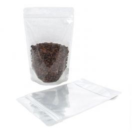 Doypack Papier de Riz Transparent/Argent 14.9x8.9x23.2cm | 312g (100 pièces) [ZBGR7SC]