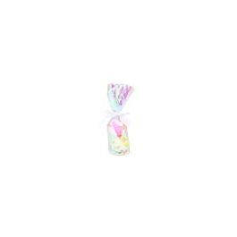 Sachet a Fond Rond Irisé 7x25,4cm avec insert en papier (50 pièces) [RPBGH2]