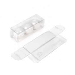 Boites rPET à transparence cristalline 2.5x2.5x7.6cm (25 pièces) [FPB135R]