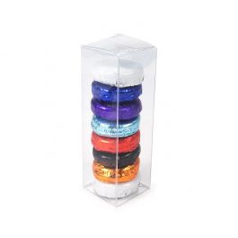Boîte à fond automatique en rPET 5.1x5.1x15.2 cm (25 pièces) [PLB137R]