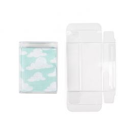 Boites rPET à transparence cristalline 6.7x2.5x9cm (25 pièces) [FPB172R]