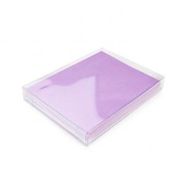 Boites cadeau rPET plastique à transparence cristalline 11.4x2.1x14.9 cm (25 pièces) [FB27R]