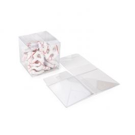 Boîte à fond automatique en rPET 7.6 x 7.6 x 7.6 cm (25 pièces) [PLB58R]