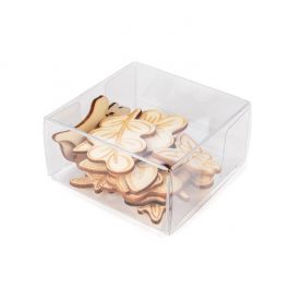 Boites rPET à transparence cristalline 7x3.7x7cm (25 pièces) [FPB227R]